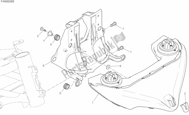 Wszystkie części do Reflektor Ducati Multistrada 1200 Enduro Thailand 2019